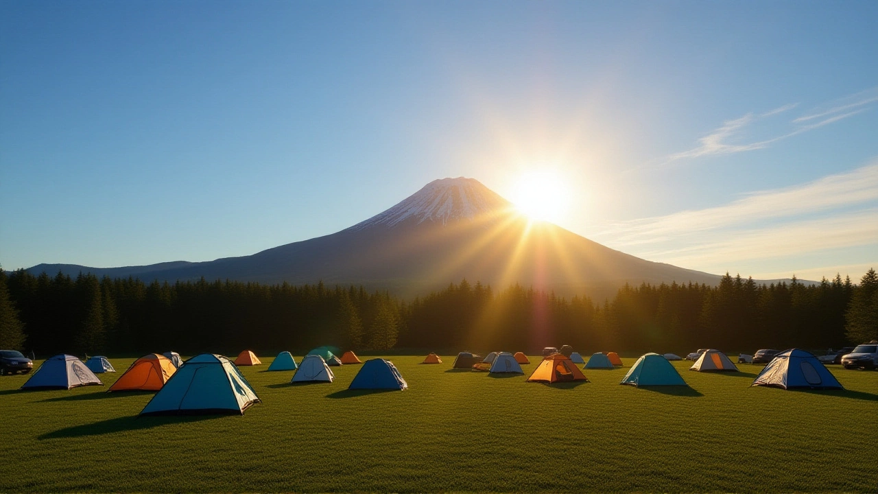 ふもとっぱらの天気予報と注意報 – 10月中旬のキャンプ情報